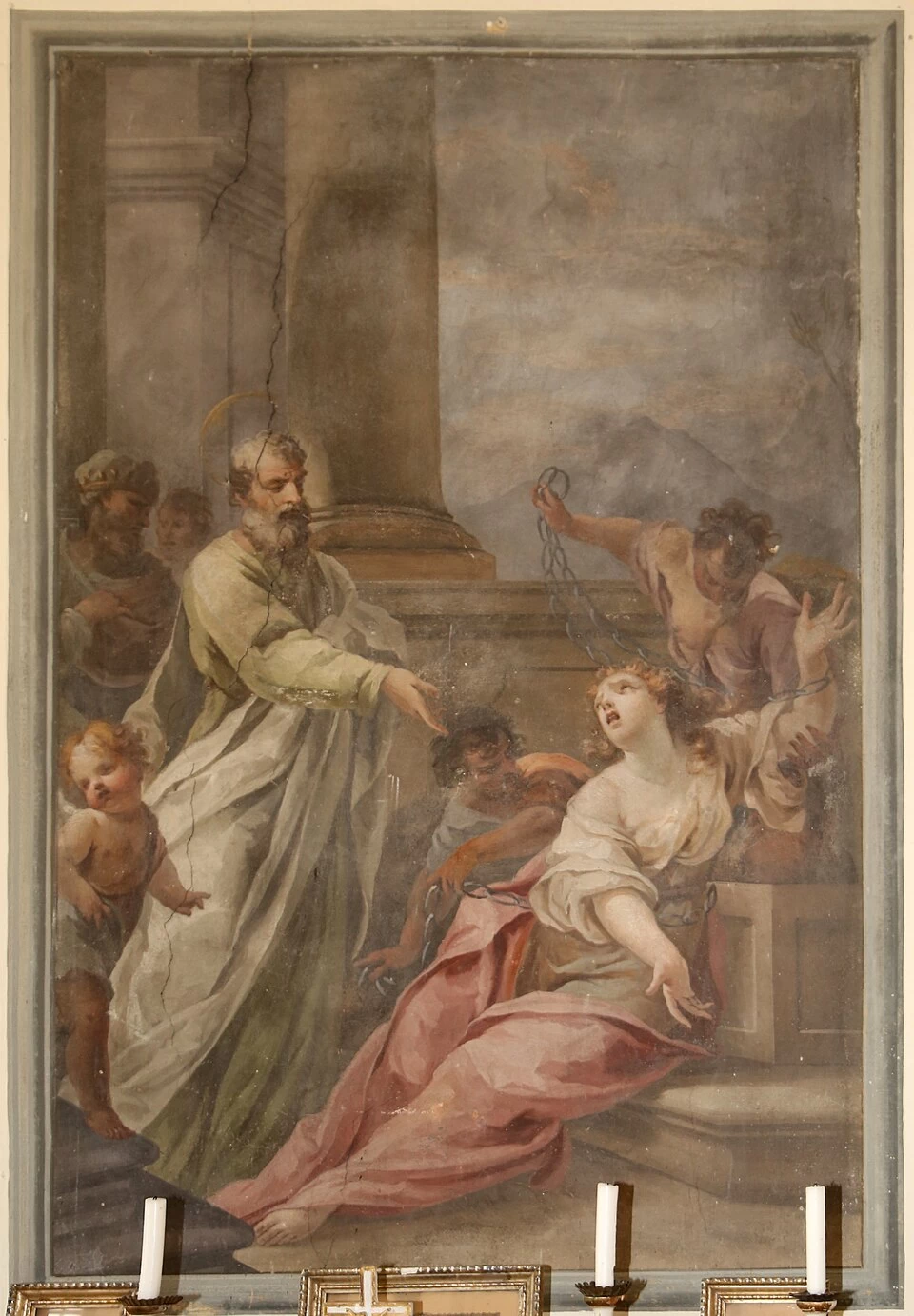 San Bartolomeo che libera la moglie del re d'Armenia dal demonio - Castello di Montozzi